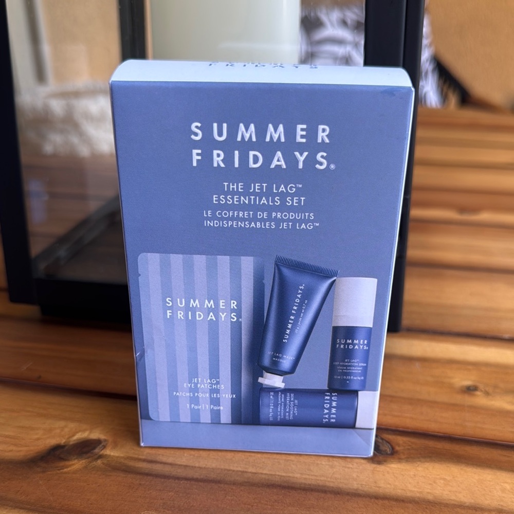 Summer Fridays Jet Lag Essentials in Blue